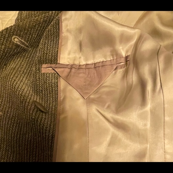 ALEX GAINES Cotton Velvet Herringbone Jacket with Asymmetrical Buttons - Picture 6 of 8